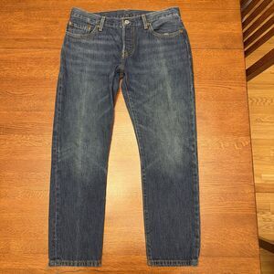 Levi's 501 CT Jeans Womens 32x26 Blue Denim Button Fly Mid Rise Tapered
